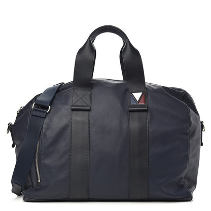 Louis Vuitton Calfskin Gaston V Start MM Navy 1 of 8