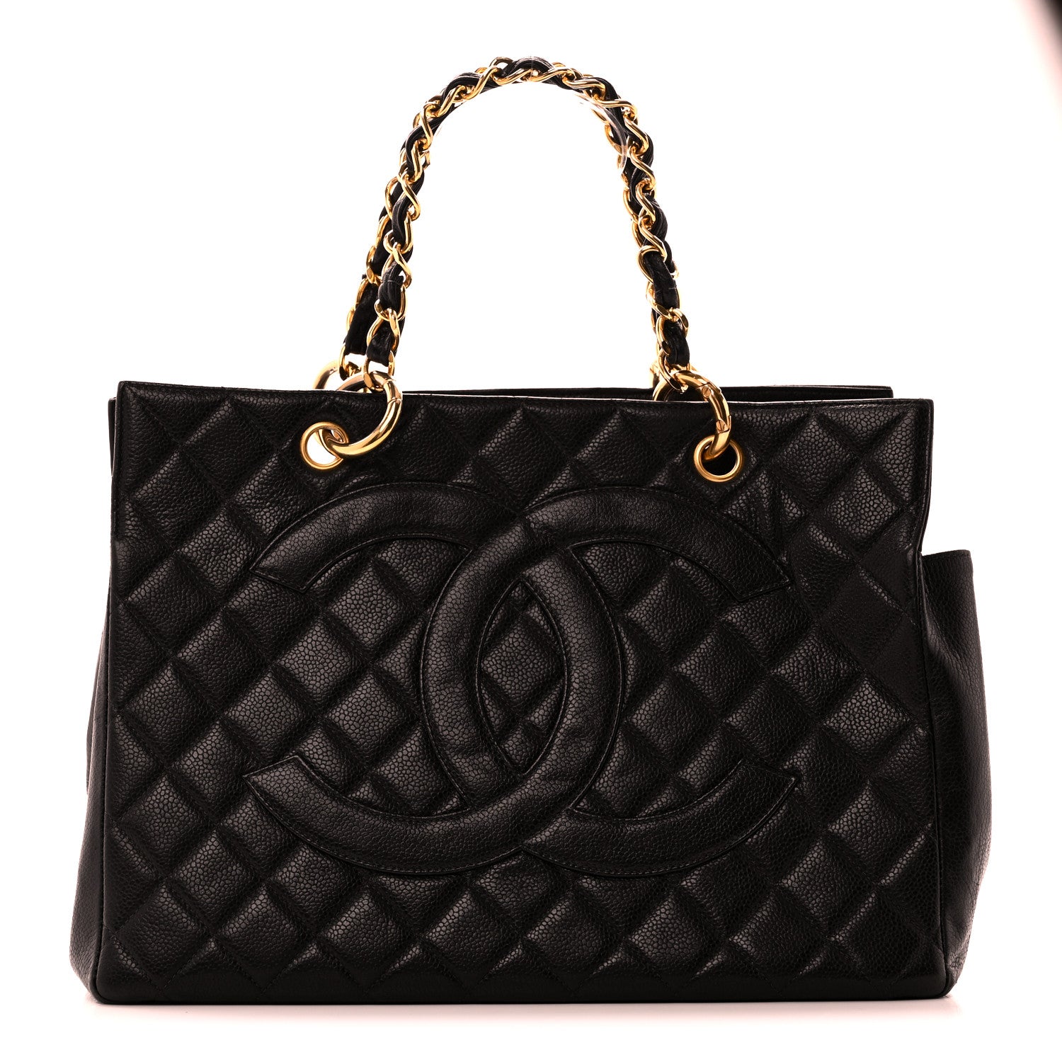 Chanel Caviar Quilted Grand Timeless Tote GTT Black 1 of 10