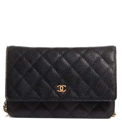Chanel Caviar Quilted Wallet On Chain WOC Black 1 of 9