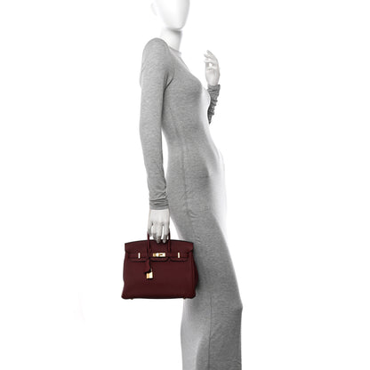 Hermes Togo Birkin 25 Rouge H 2 of 11
