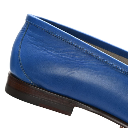 Gucci Calfskin Granada Kid Mens 1953 Horsebit Loafers 9 Rio Blue 8 of 8