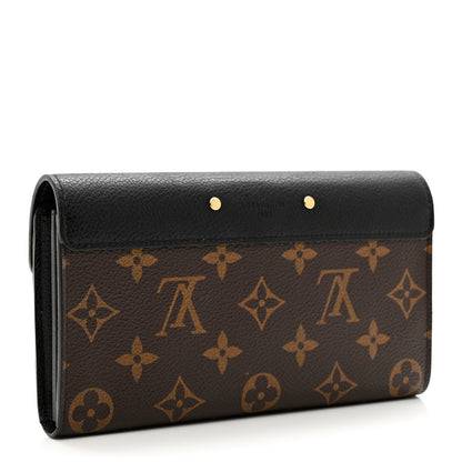 Louis Vuitton Monogram Pallas Wallet Black 4 of 7