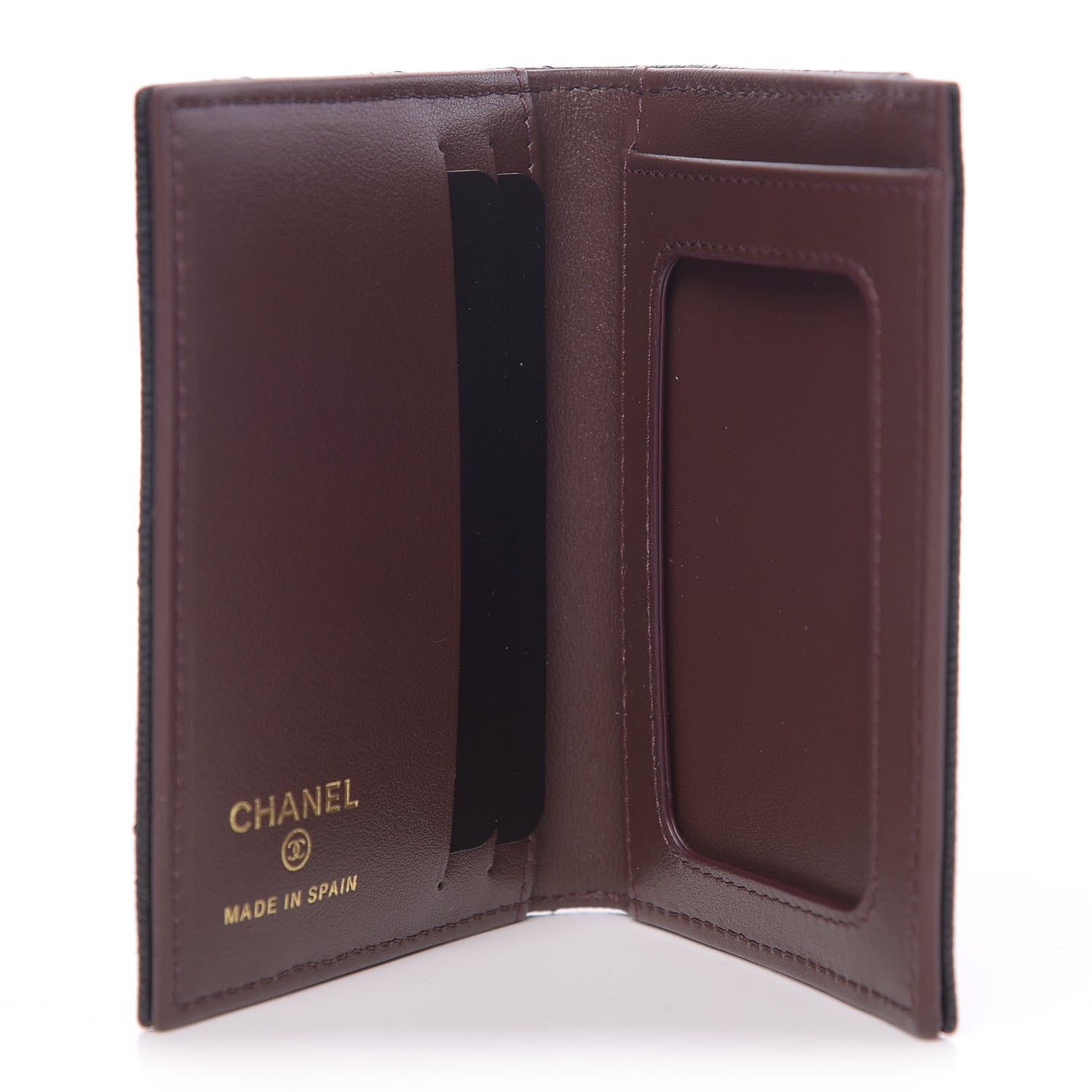 Chanel Caviar Quilted Card Holder Wallet Black 5 of 8