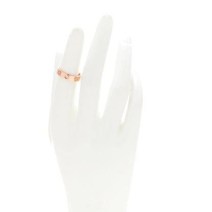 Cartier 18K Pink Gold Diamond 4mm LOVE Wedding Band Ring 49 5 2 of 4