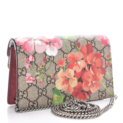 Gucci GG Supreme Monogram Blooms Super Mini Dionysus Shoulder Bag Beige Multicolor Dry Rose 3 of 9