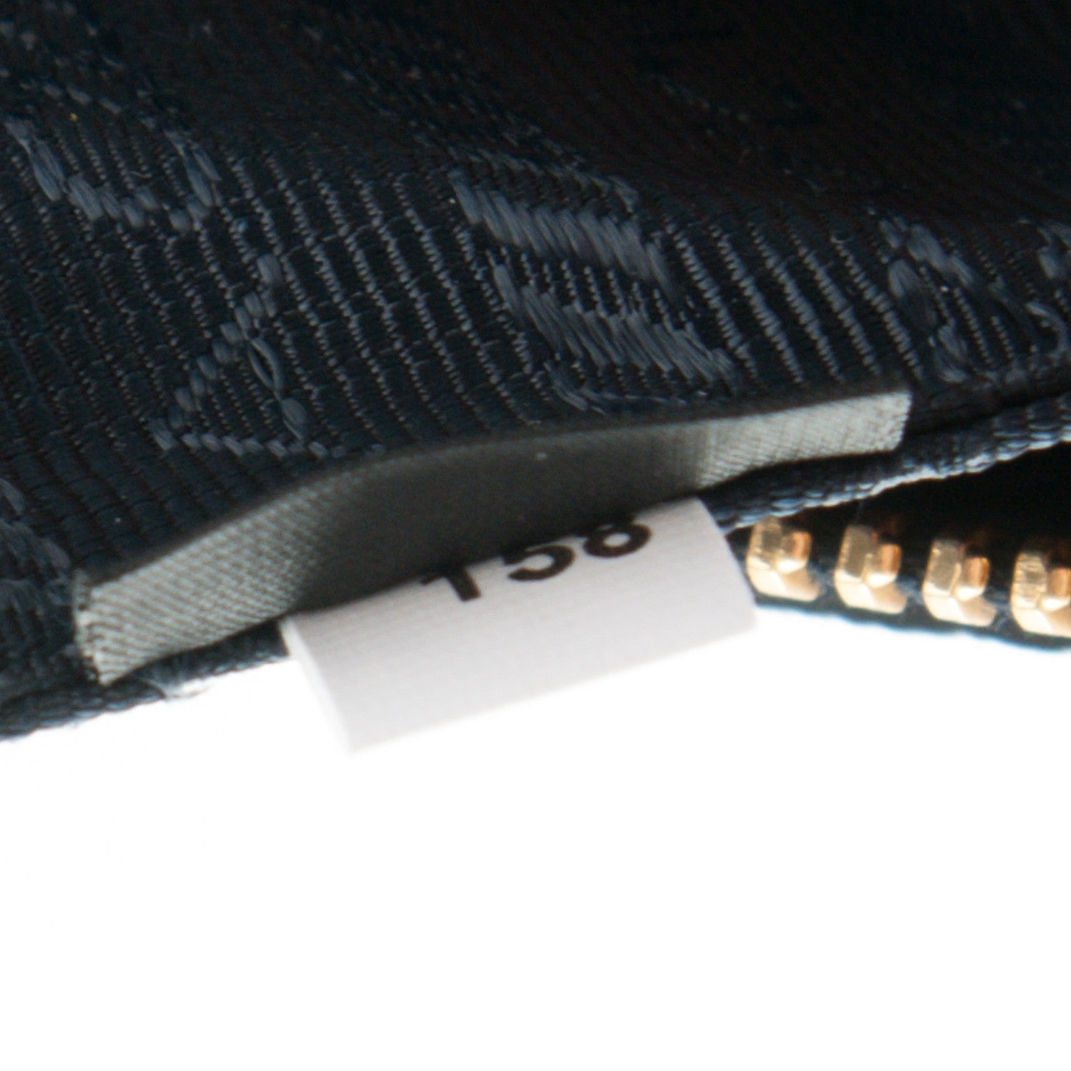 Prada Vitello Daino Zippered Crossbody Bag Baltico 8 of 8