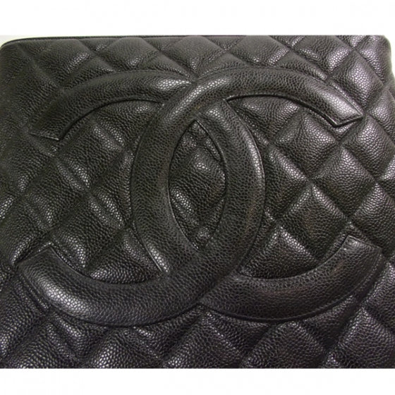 Chanel Caviar Medallion Tote Black 8 of 12