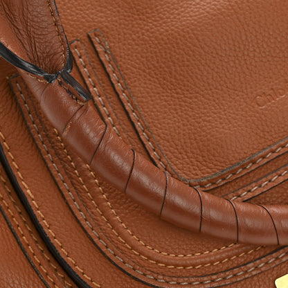 Chloe Calfskin Small Marcie Satchel Tan 12 of 13