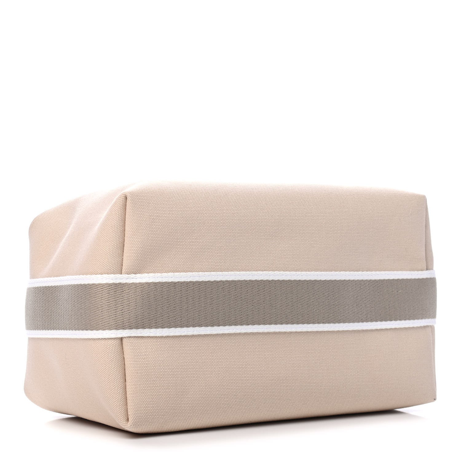 Hermes Canvas Large Bride-A-Brac Pouch Natural 3 of 5