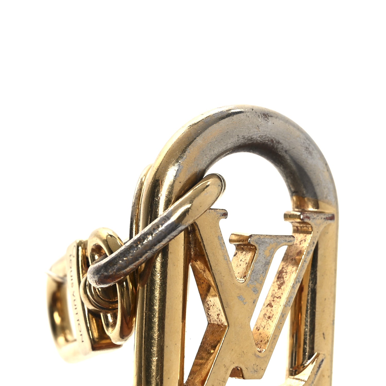 Louis Vuitton LV Link Bag Charm Key Holder Gold 1734140 – FASHIONPHILE
