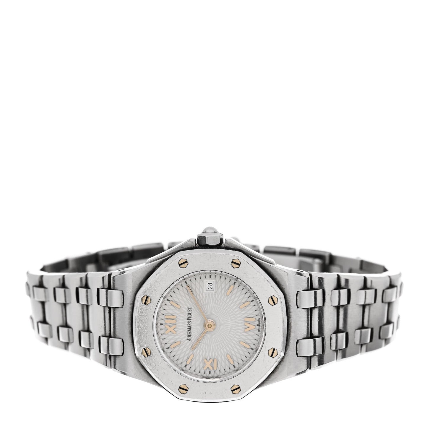 Stainless Steel 27mm Royal Oak Quartz Watch Silver 67150ST