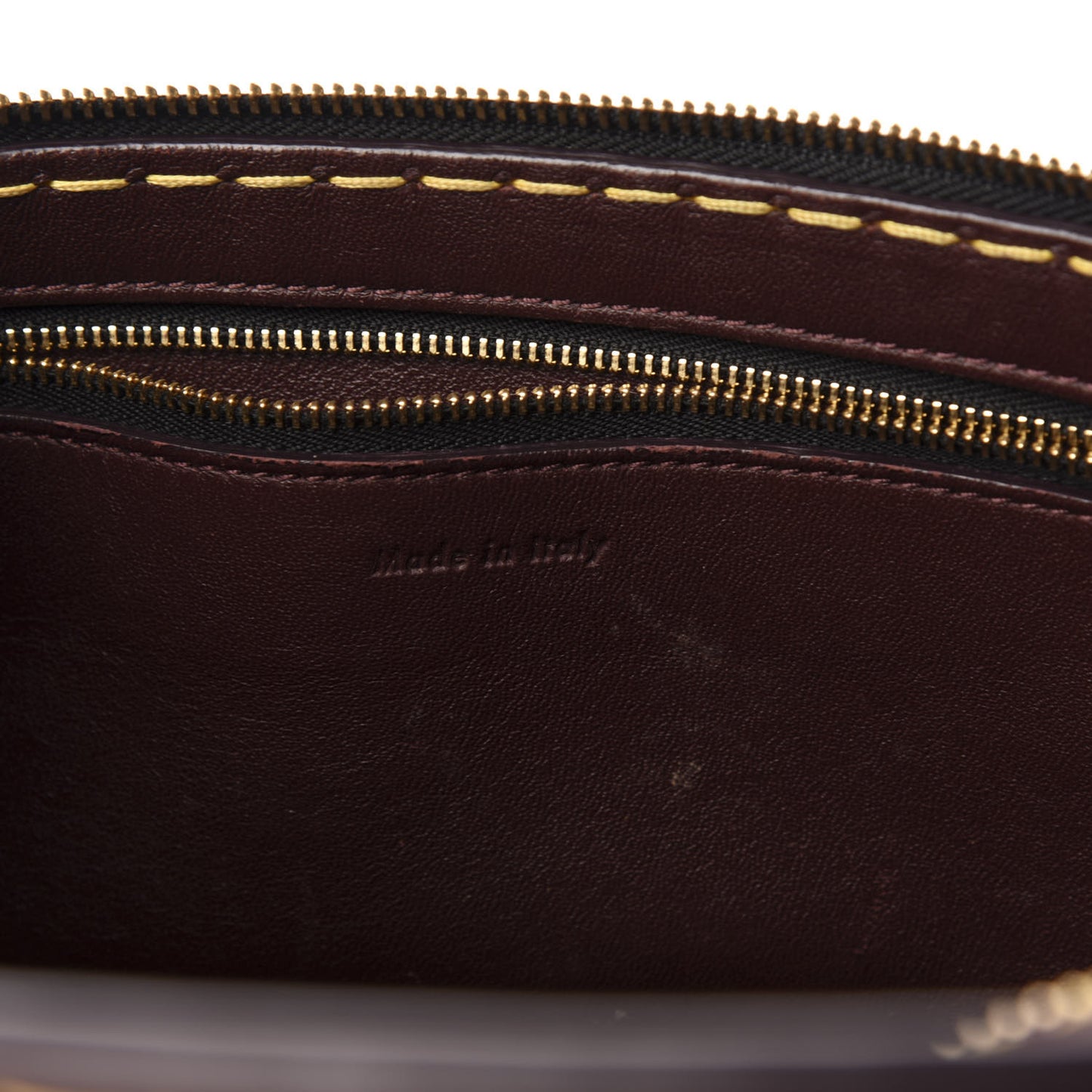 Smooth Calfskin Small Edge Shoulder Bag Burgundy