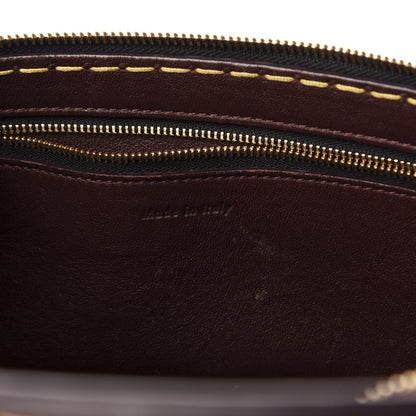 Celine Smooth Calfskin Small Edge Shoulder Bag Burgundy 6 of 16