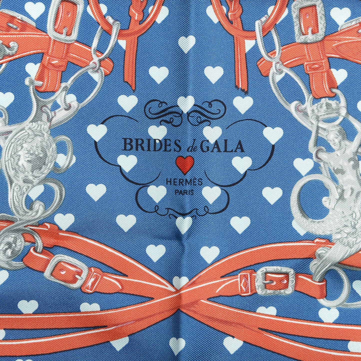 Silk Brides De Gala Love Pocket Square Violet Canard Orange