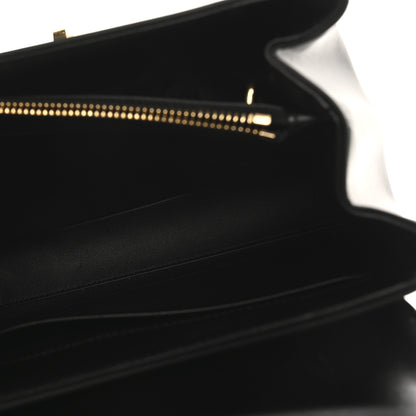 Celine Satinated Calfskin Small 16 Top Handle Bag Black 5 of 9