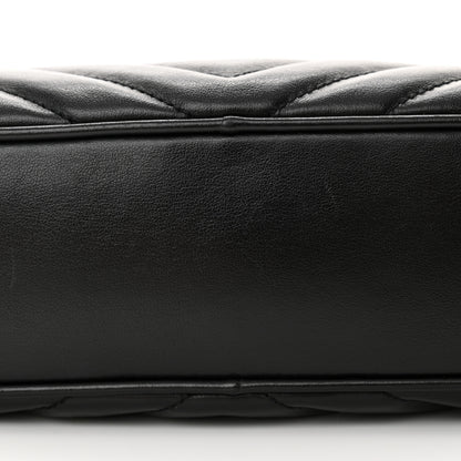 Saint Laurent Calfskin Matelasse Monogram Lou Camera Bag Black 12 of 12