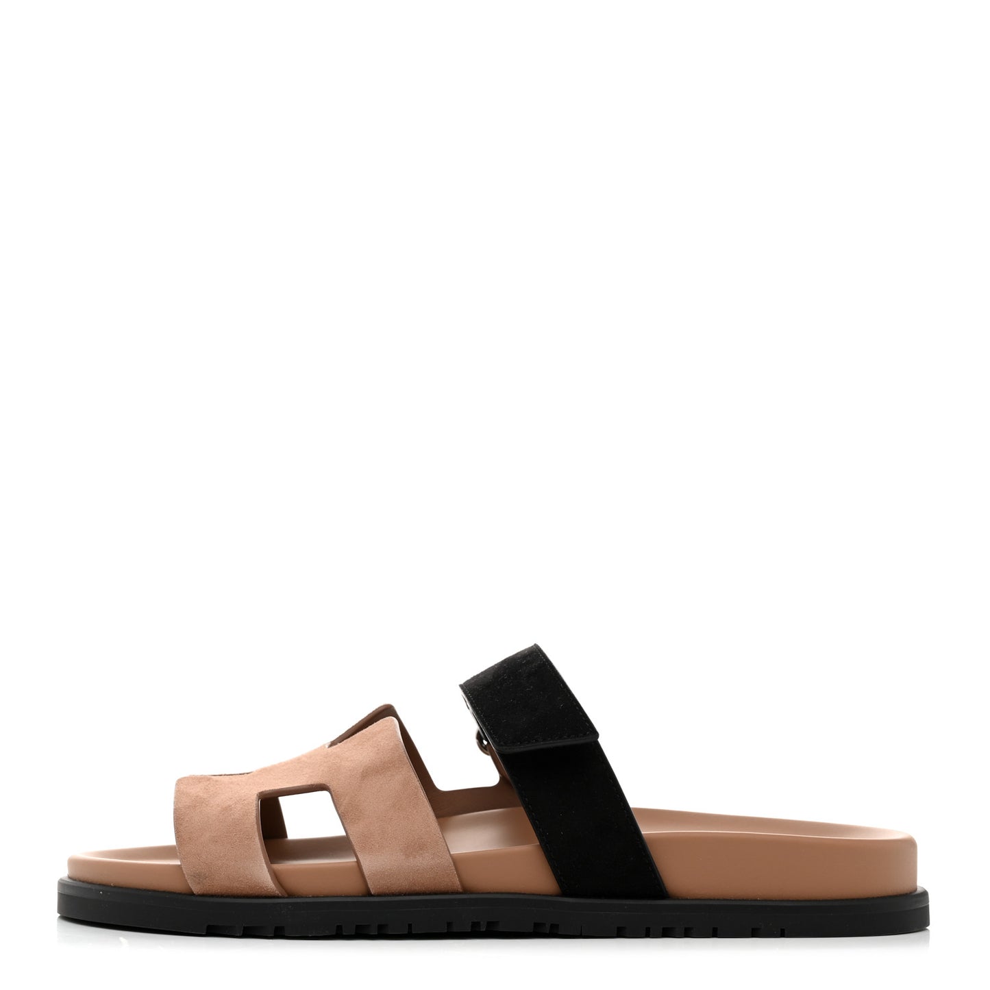 Suede Goatskin Womens Chypre Sandals 41 Rose Perle Black