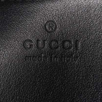 Gucci Nylon Calfskin Enamel GG Matelasse Chain Handbag Black 6 of 10