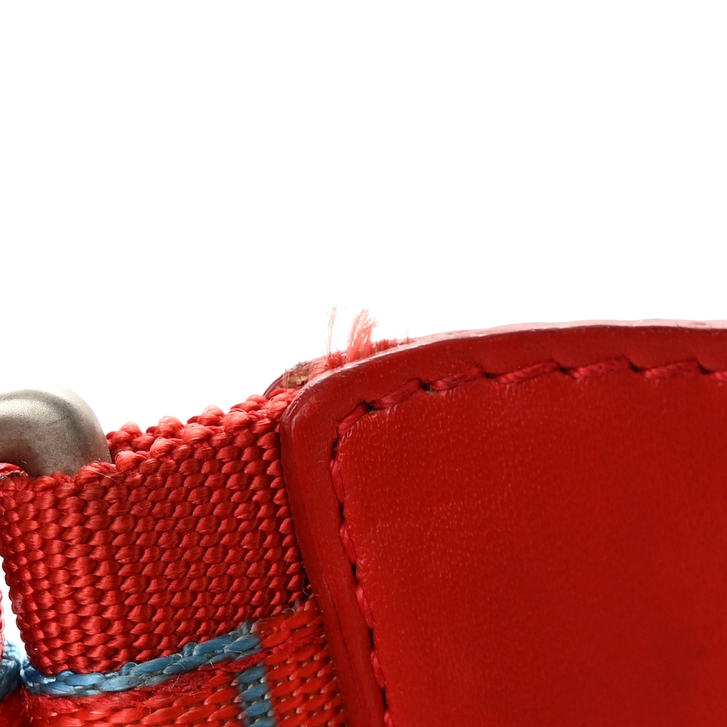 Nylon Small Travel Tote Red