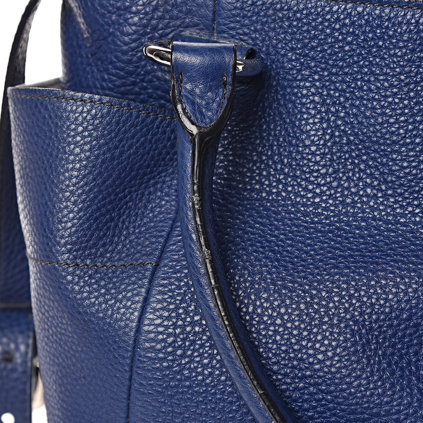 Vitello Daino Side Pocket Tote Inchiostro