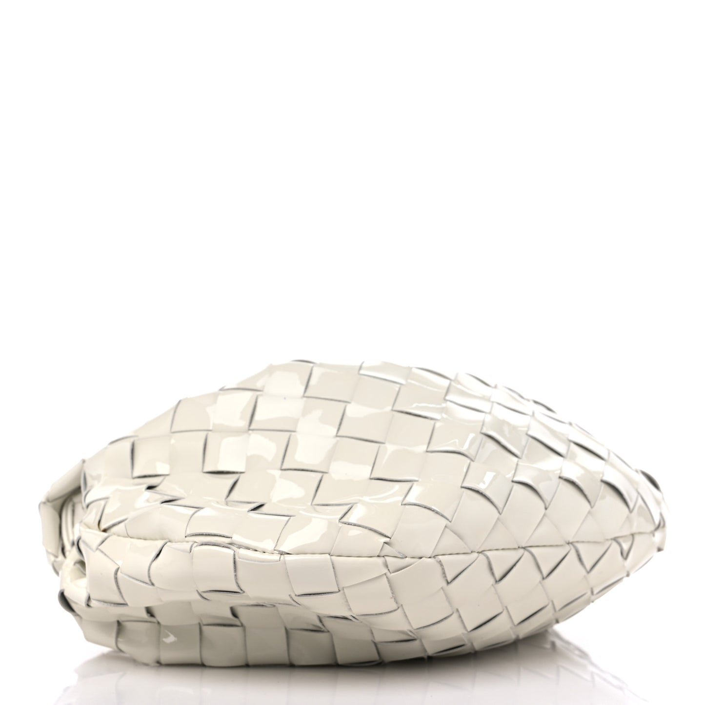 Patent Nappa Intrecciato Mini Jodie White