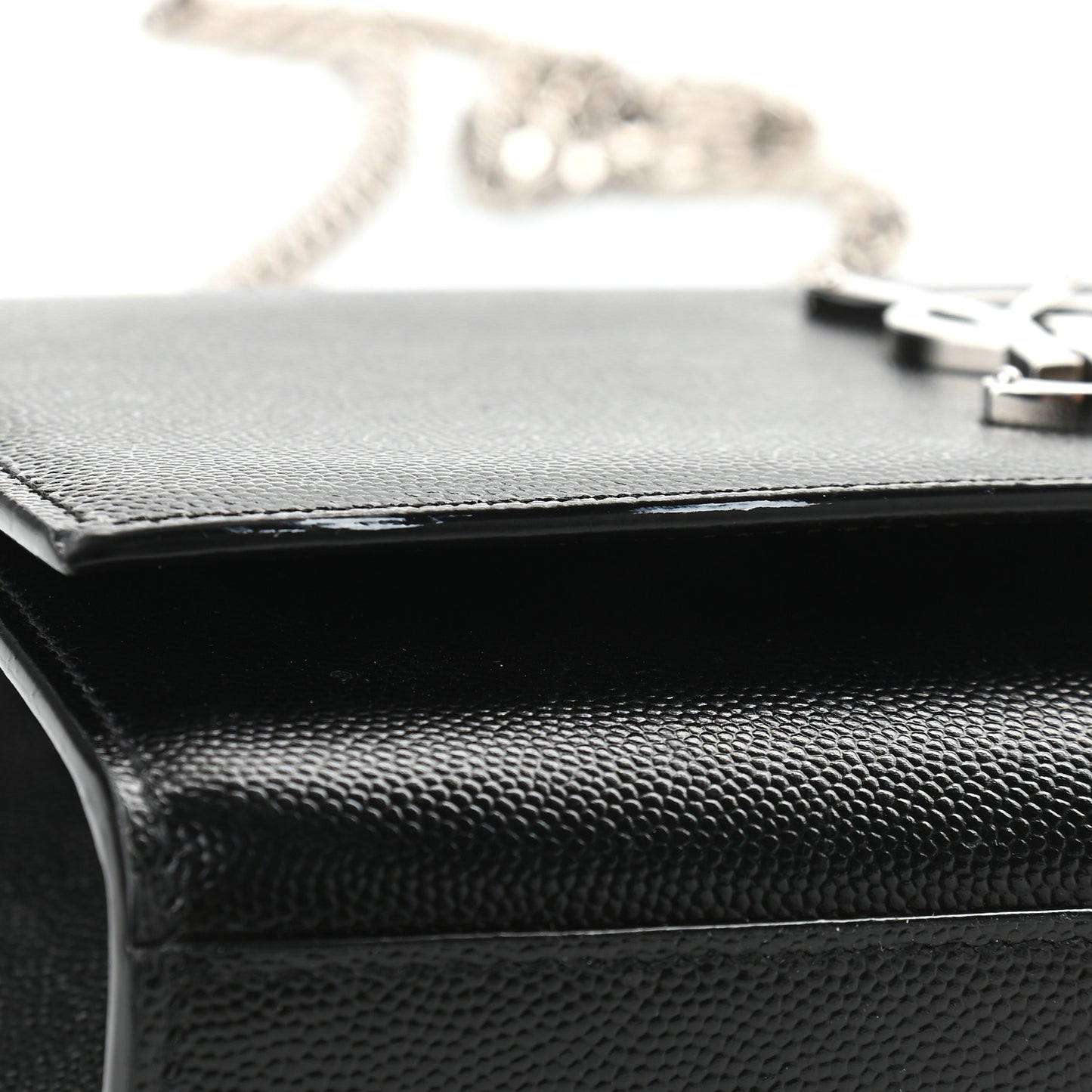 Grain De Poudre Small Monogram Kate Satchel Black