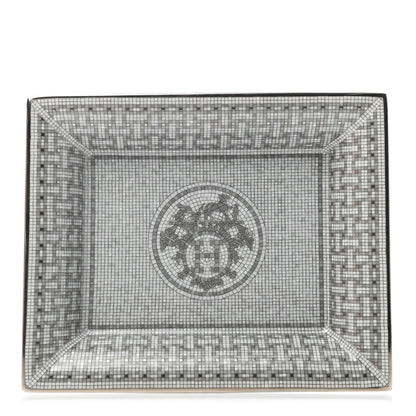 Hermes Porcelain Mosaique Au 24 Platine Change Tray 1 of 7