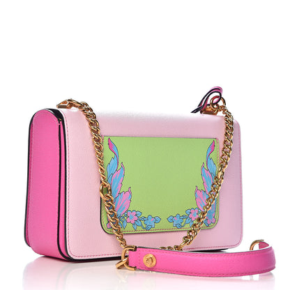 Versace Calfskin Technicolor Baroque Print Medium Icon Chain Bag 3 of 12