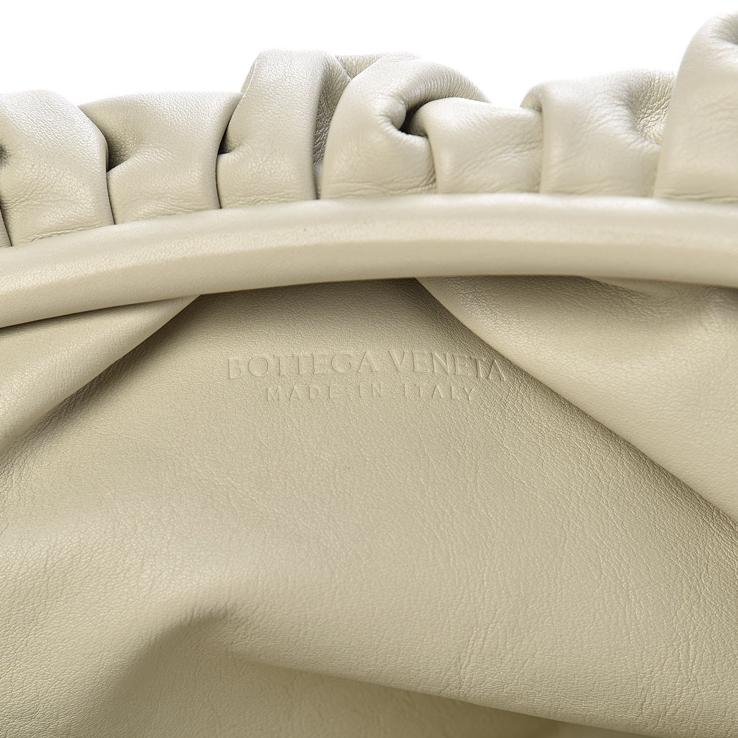 Bottega Veneta Smooth Butter Calf The Pouch Oversized Clutch Mist 6 of 8