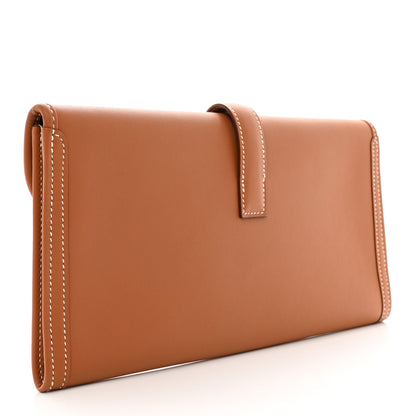 Hermes Swift Jige Elan 29 Clutch Gold 3 of 8
