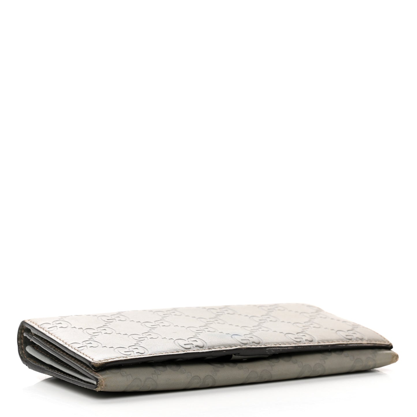 Guccissima Continental Flap Wallet Grey