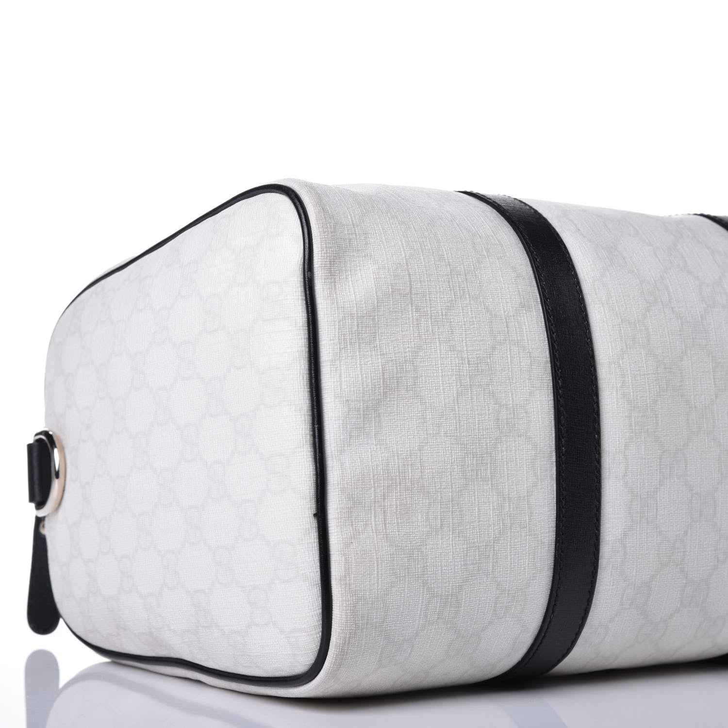 Gucci GG Plus Monogram Medium Joy Boston White Black 9 of 10