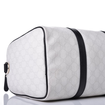 Gucci GG Plus Monogram Medium Joy Boston White Black 9 of 10