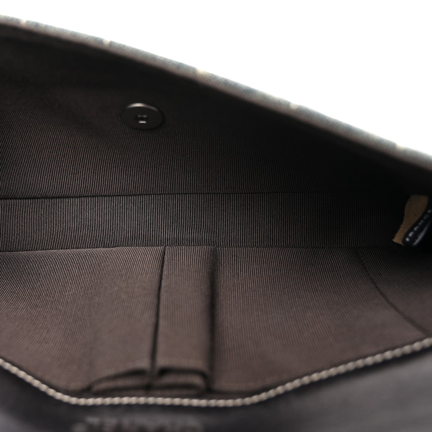 Chanel Denim Chocolate Bar Quilted East West Flap 5 of 11