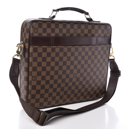 Louis Vuitton Damier Ebene Porte Ordinateur Sabana NM Computer Case 3 of 8