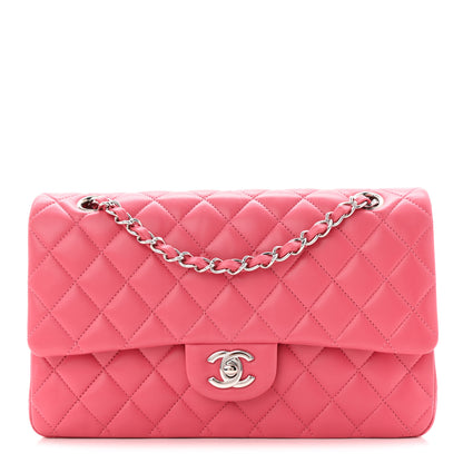 Chanel Lambskin Quilted Medium Double Flap Pink 1 of 11