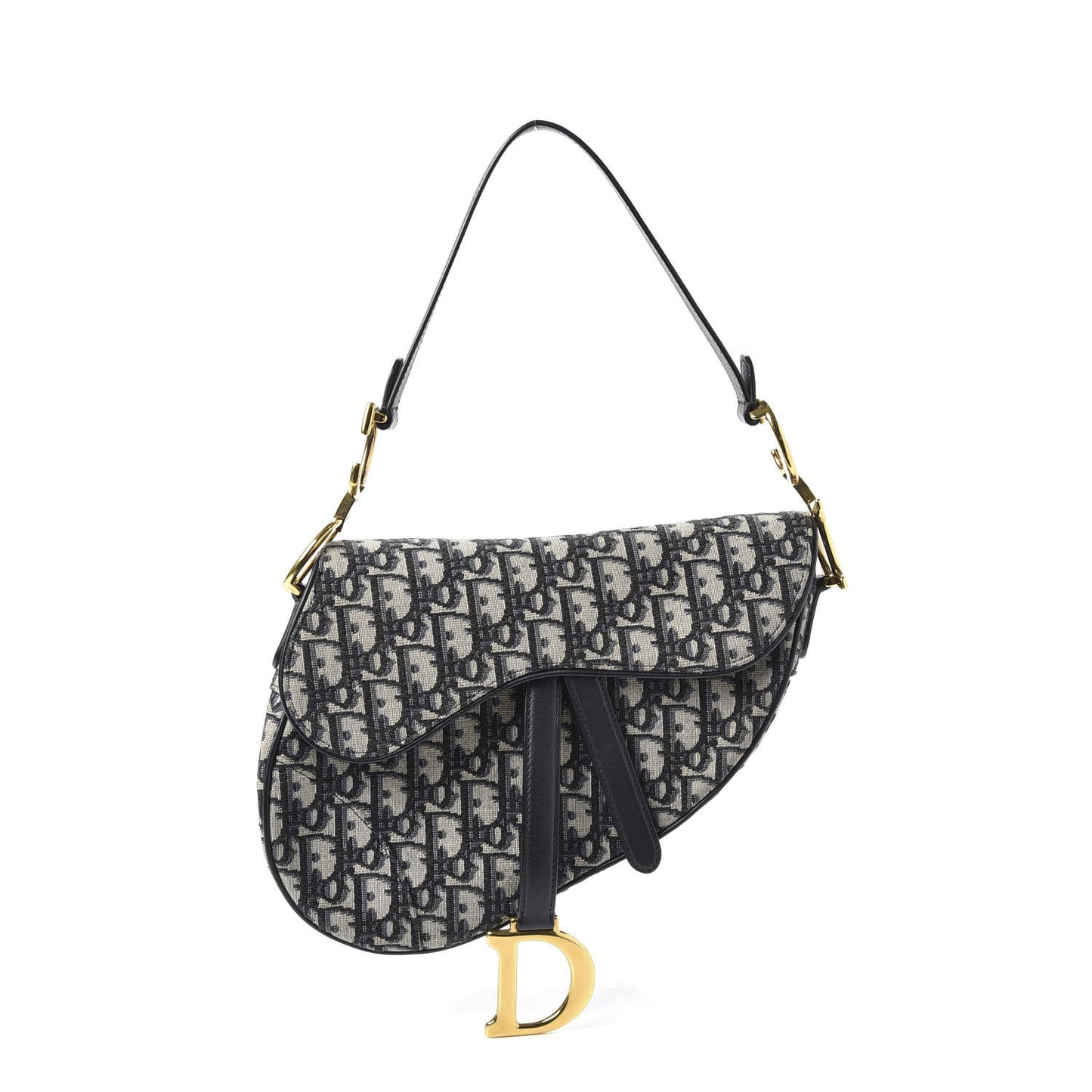 Oblique Saddle Bag Blue