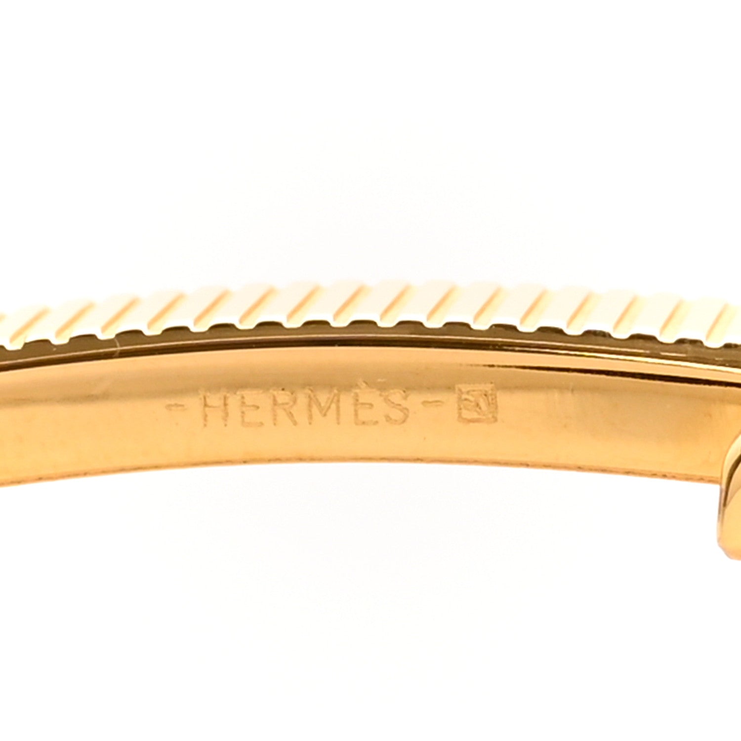 Hermes Strie 32mm H Belt Buckle Gold 3 of 4