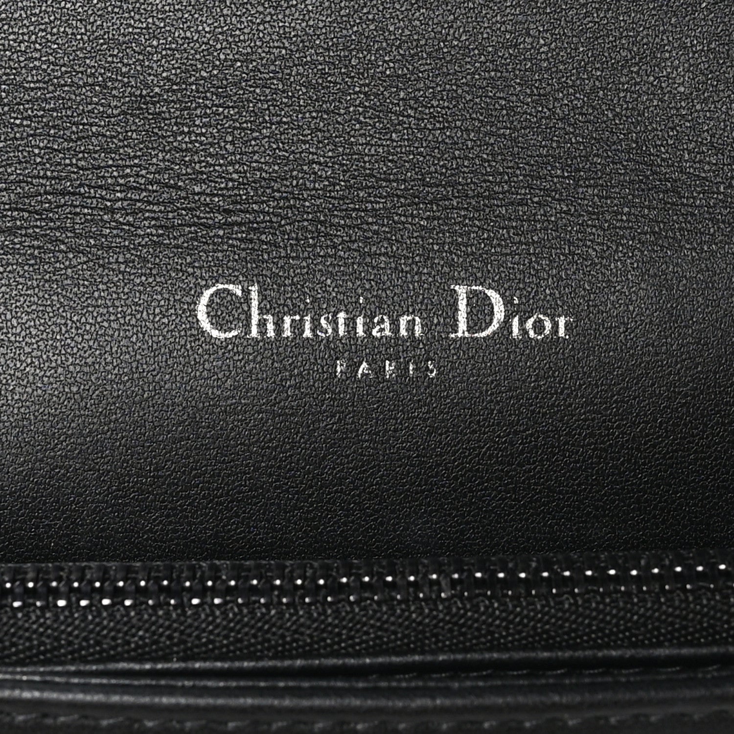Christian Dior Lambskin Cannage Lady Dior Pouch Black 7 of 11