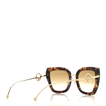 Fendi Acetate Metal F is Fendi FF Square Cat Eye Sunglasses FF 0424/F/S Havana 4 of 7