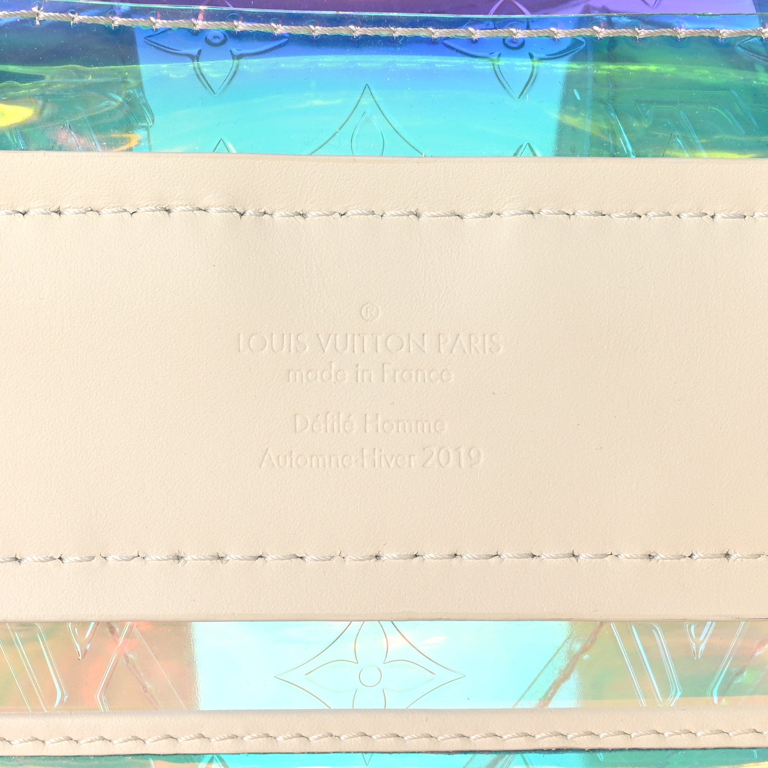 Louis Vuitton PVC Monogram Christopher Backpack GM Iridescent Prism 6 of 9