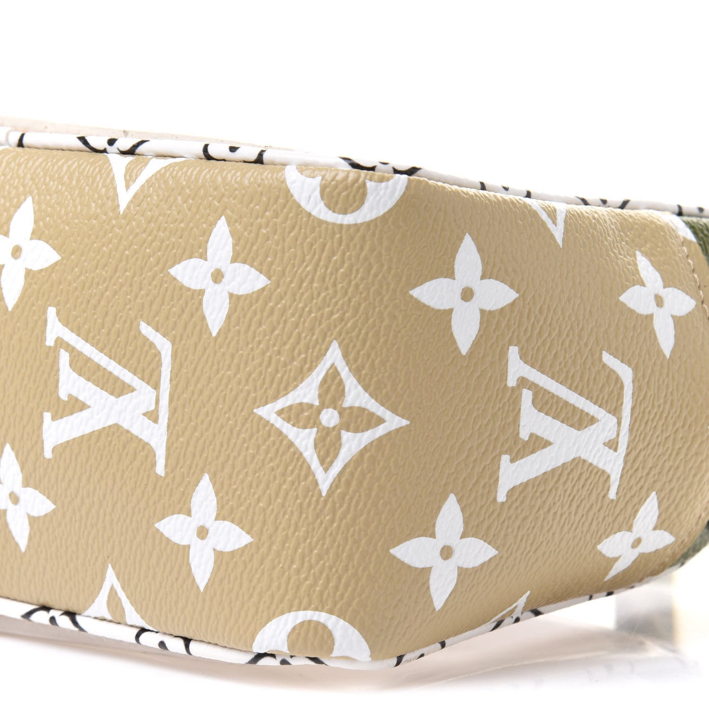 Monogram Giant Beach Pouch Kaki
