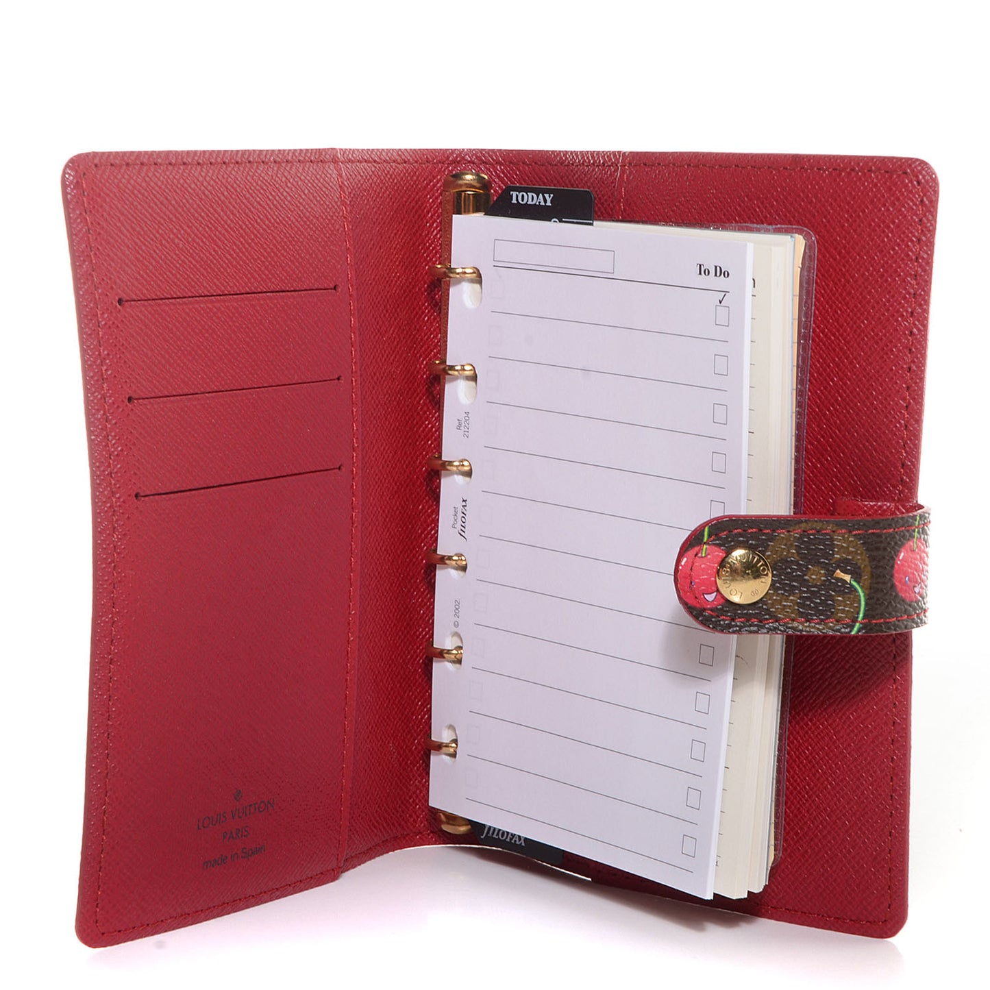 Monogram Cerises Small Ring Agenda Cover