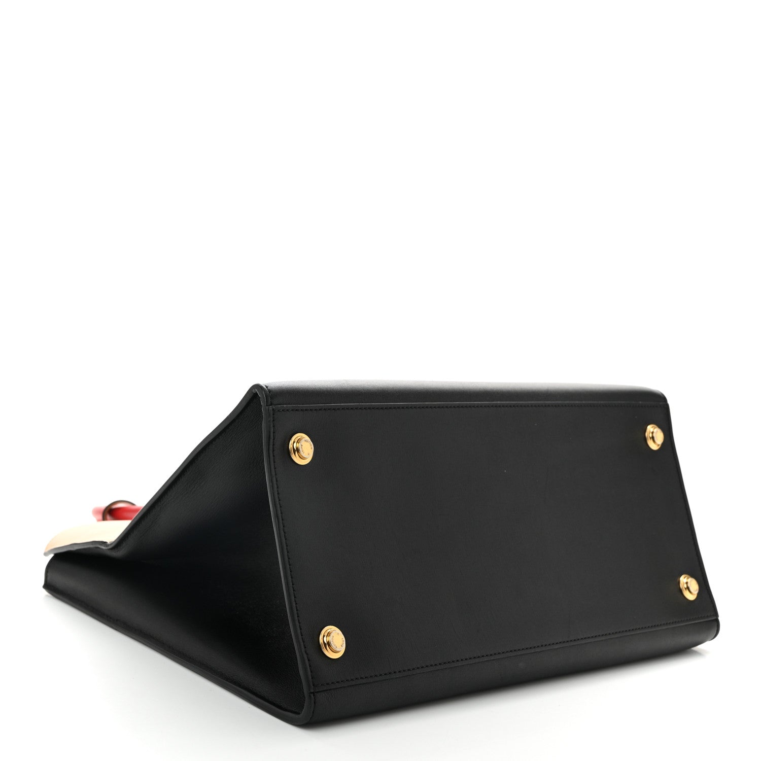 Louis Vuitton Calfskin City Steamer MM Black Creme Bourgogne 3 of 9