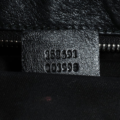 Gucci Monogram Pelham Studded Medium Shoulder Bag Black 7 of 7