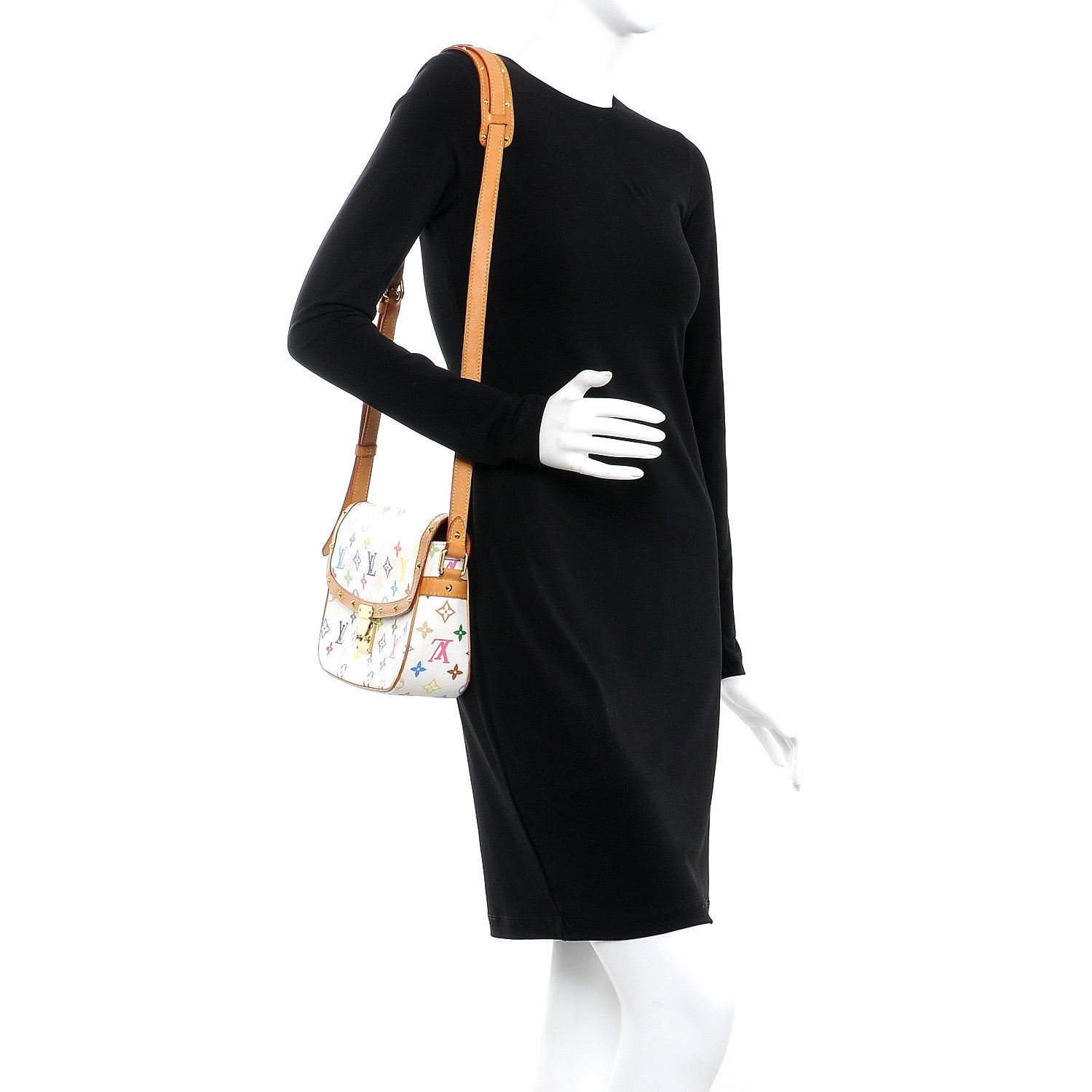 Louis Vuitton Monogram Multicolor Sologne White 2 of 16