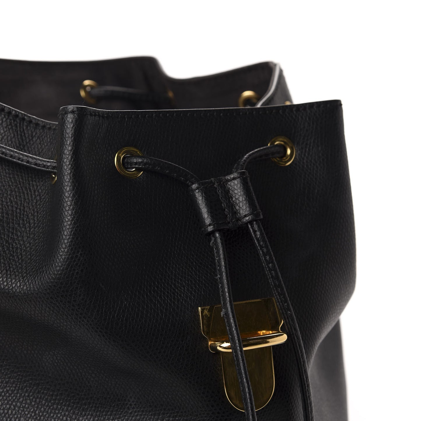 Vitello Cruise F is Fendi Drawstring Backpack Black