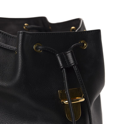 Fendi Vitello Cruise F is Fendi Drawstring Backpack Black 9 of 12