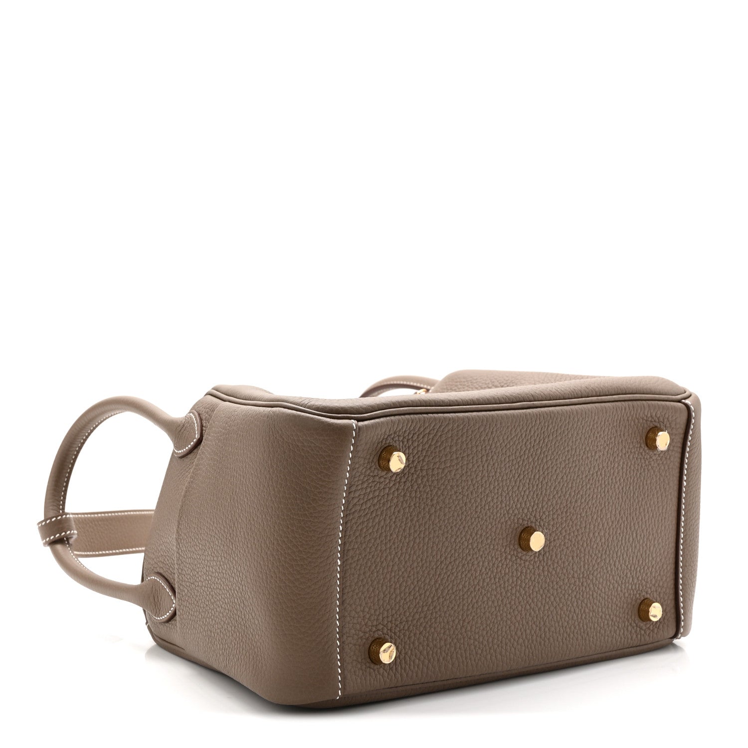 Hermes Taurillon Clemence Lindy 26 Etoupe 4 of 11