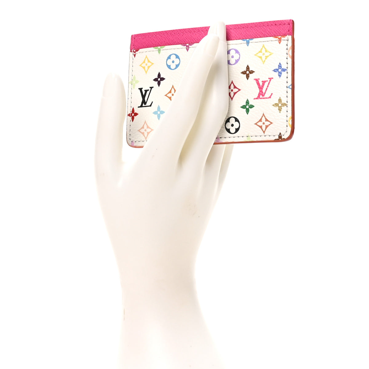 Louis Vuitton LV X TM Monogram Multicolor Card Holder Kawaii Pink 2 of 7